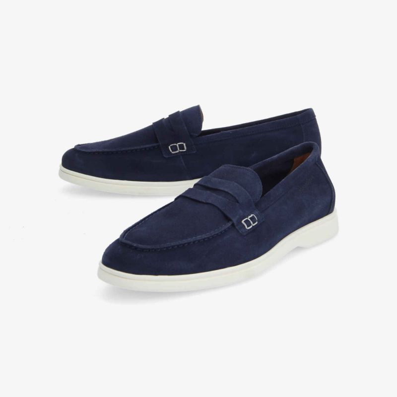 YACHT LOAFER M - SUEDE - BLEU